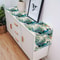 Peacock Ink Art Linen Table Runner For Elegant Chinese Dining Decor 4