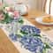 Spring Hydrangea Floral Table Runner For Kitchen Dining Decor 4