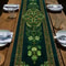 Celtic Clover Table Runner for Irish Table Decor