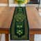 Celtic Clover Table Runner for Irish Table Decor