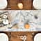 Blue Chinoiserie Table Runner With Elegant Bird Print For Dining Decor 2