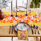 Tropical Hibiscus Linen Table Runner for Hawaiian Dining and Summer Party Decor