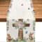 He Is Risen Table Runner For Easter Dining And Christian Spring Decor 0