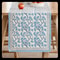Blue Ginkgo Leaf Linen Table Runner For Elegant Dining Decor 0