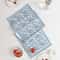 Blue Ginkgo Leaf Linen Table Runner For Elegant Dining Decor 1