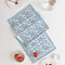 Blue Ginkgo Leaf Linen Table Runner For Elegant Dining Decor 1