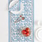 Blue Ginkgo Leaf Linen Table Runner For Elegant Dining Decor 2
