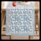 Blue Ginkgo Leaf Linen Table Runner For Elegant Dining Decor 5