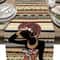 African Ethnic Linen Look Table Runner for Dining and Holiday Decor