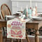 Groovy Daisy Hippie Table Runner For Retro Kitchen And Party Decor 3
