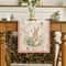 Easter Bunny Floral Table Runner For Farmhouse Spring Dining Decor 1