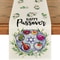 Happy Passover Linen Table Runner For Pesach Seder 0