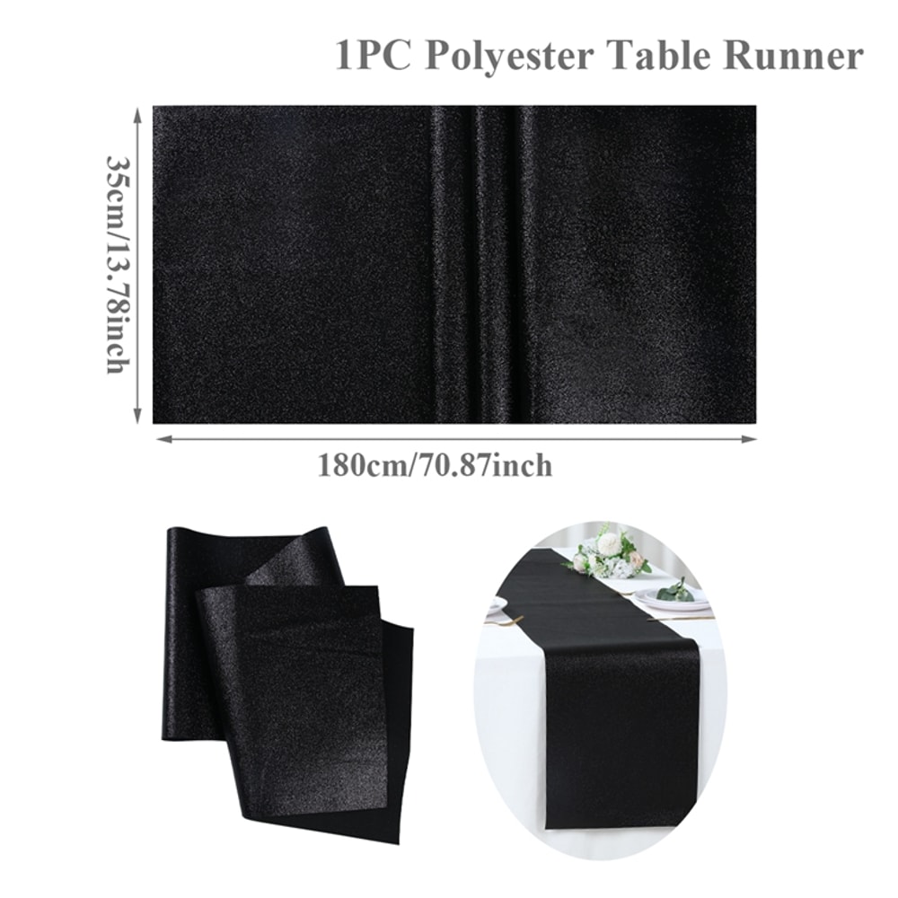 Solid Color Non Woven Table Runner For Weddings Parties And Holiday Decor 2