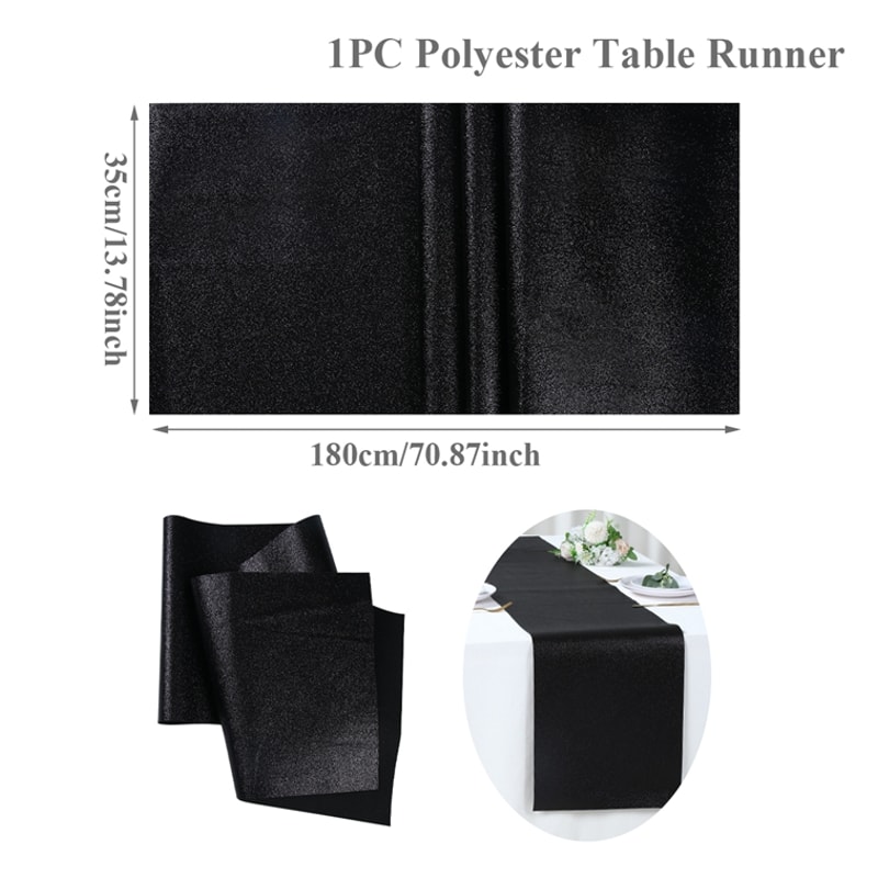 Solid Color Non Woven Table Runner For Weddings Parties And Holiday Decor 2