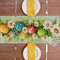 Farmhouse Easter Daisy Linen Table Runner For Spring Dining Table Decor 3