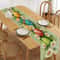 Farmhouse Easter Daisy Linen Table Runner For Spring Dining Table Decor 4