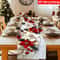 Christmas Table Runner for Festive Holiday Table Decor