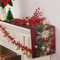 Luxury Red Gold Christmas Table Runner For Holiday Dining Decor 1