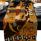 Woman Linen Table Runner With Elephant And Giraffe Dining Decor 0