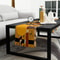 Woman Linen Table Runner With Elephant And Giraffe Dining Decor 4