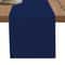 Navy Blue Farmhouse Table Runner For Dining Kitchen And Anniversary Decor 0