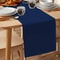 Navy Blue Farmhouse Table Runner For Dining Kitchen And Anniversary Decor 3
