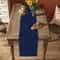 Navy Blue Farmhouse Table Runner For Dining Kitchen And Anniversary Decor 4