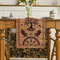 Vintage Viking Raven Table Runner Linen Feel Norse Dining Decor