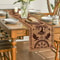 Vintage Viking Raven Table Runner Linen Feel Norse Dining Decor