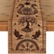Vintage Viking Raven Table Runner Linen Feel Norse Dining Decor