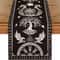 Vintage Viking Raven Table Runner Linen Feel Norse Dining Decor
