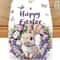 Lavender Bunny Easter Table Runner For Spring Dining Decor 5