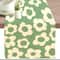 Vintage Green Floral Linen Table Runner For Event Decor 0