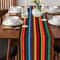 Colorful Day Of The Dead Mexican Linen Table Runner For Fiesta Party Decor 1