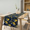 Navy Lemon Linen Table Runner For Summer Dining And Party Decor 1
