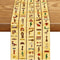 Egyptian Hieroglyphic Linen Table Runner 0