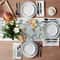 Eucalyptus Table Runner With Daisy Floral Farmhouse Linen Look 3