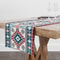 Southwestern Aztec Linen Table Runner For Boho Dining Decor 1