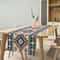 Southwestern Aztec Linen Table Runner For Boho Dining Decor 2