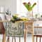 Olive Branch Linen Table Runner For Farmhouse Dining Decor 4