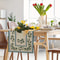 Olive Branch Linen Table Runner For Farmhouse Dining Decor 4