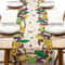 Mardi Gras Mask Beads Table Runner For New Orleans Carnival Decor 0