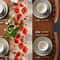 Red Poppy Linen Table Runner for Farmhouse Floral Table Decor