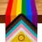 Pride Heart Rainbow Linen Table Runner For Dining Table Party Decor 0