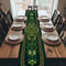 Irish Celtic Knot Clover Table Runner for St Patricks Day Decor