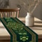 Irish Celtic Knot Clover Table Runner for St Patricks Day Decor