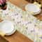 Watercolor Bunny Easter Table Runner For Spring Dining Decor 2