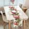 Elegant Protea Floral Table Runner for Romantic Table Decor & Valentines Centerpiece