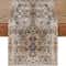 Luxury Persian Table Runner Beige Brown Floral Dining Decor 5