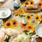 Sunflower Yellow Floral Table Runner For Dining Home Decor 1